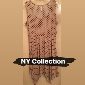 Polka Dot Dress - NY Collection- Large - NWT
